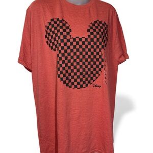 Disney Red Checkered Mickey Tee (item#10130)
